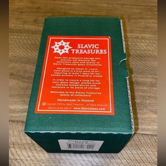 NIB 2008 Slavic Treasures Glass Ornament - Picture 2 of 8